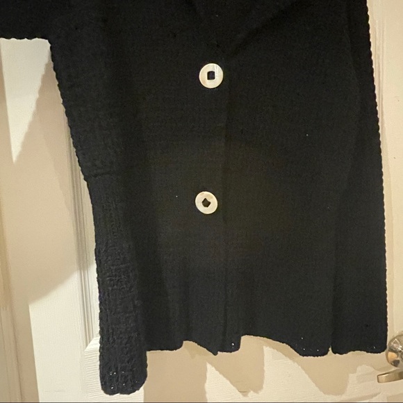 OVERSIZED CHUNKY KNIT CARDIGAN - Picture 3 of 5